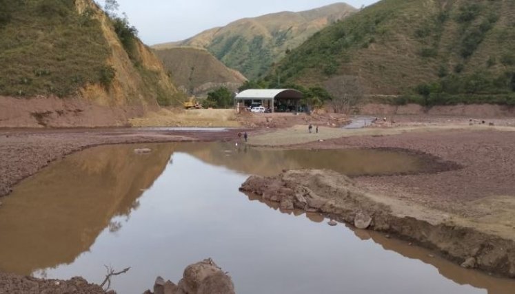 En este sitio está previsto la instalación de uno de los puentes militares/Foto Cortesía/La Opinión