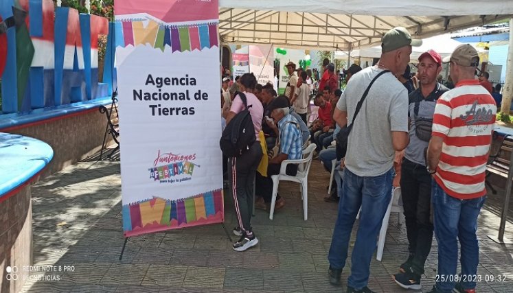 El Estado llega hasta territorios apartados para atender a la población en condiciones de vulnerabilidad./ Cortesía.