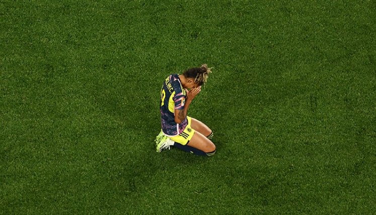 Jorelyn Carabalí, jugadora de la Selección Colombia