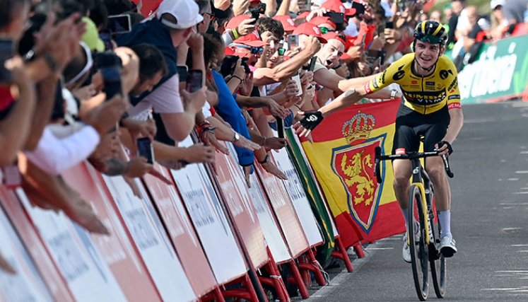 Sepp Kuss, ganador de las sexta etapa de la Vuelta a España. 