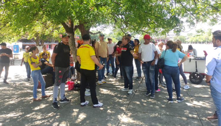 Plaza de Banderas protesta