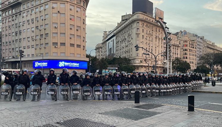 Protesta en Argentina 