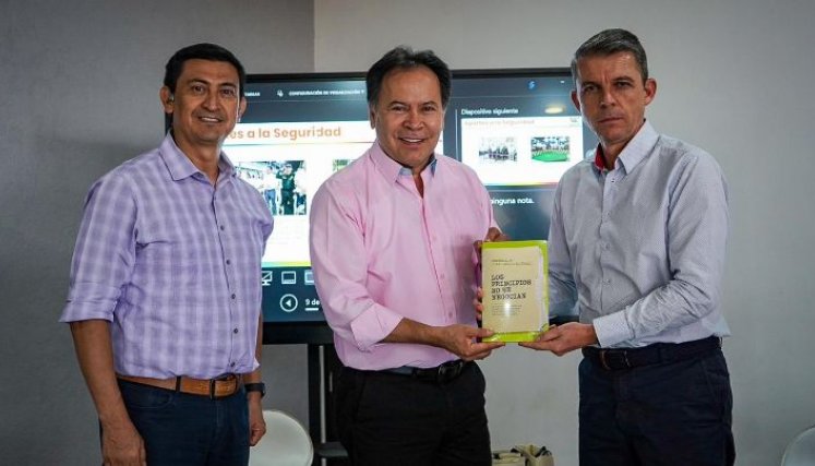 William Villamizar presentó la propuesta de seguridad para Norte de Santander./Foto cortesía