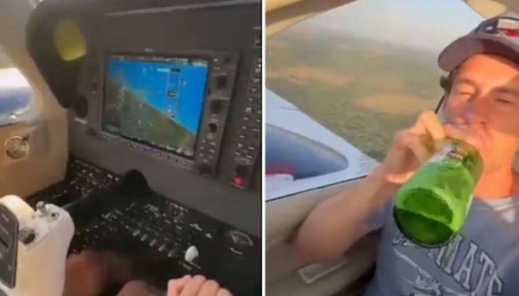 Padre murió junto a su hijo tras dejarlo pilotar un avión