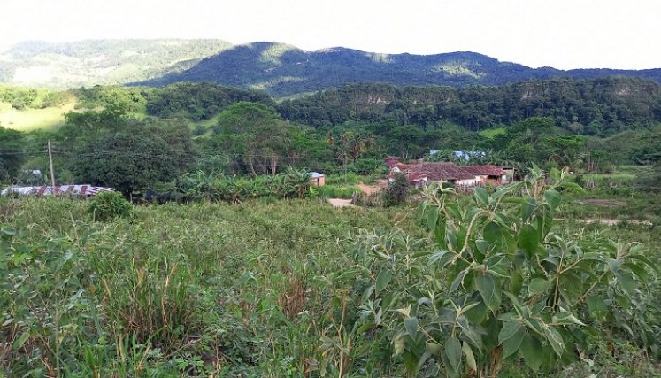 En esta finca de Santiago vive la víctima y su pareja.