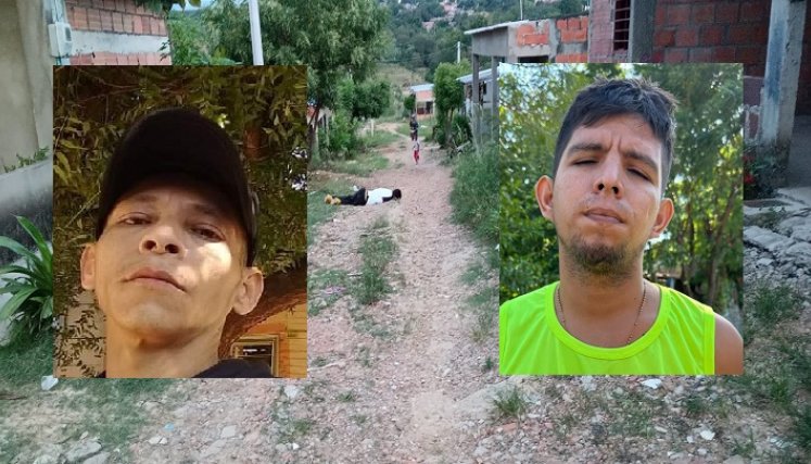 a la izquierda: víctima- derecha: Wilmer Alexis Galván Martínez.