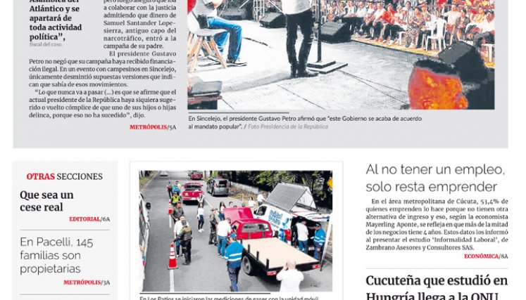 Portada del viernes, 4 de agosto de 2023