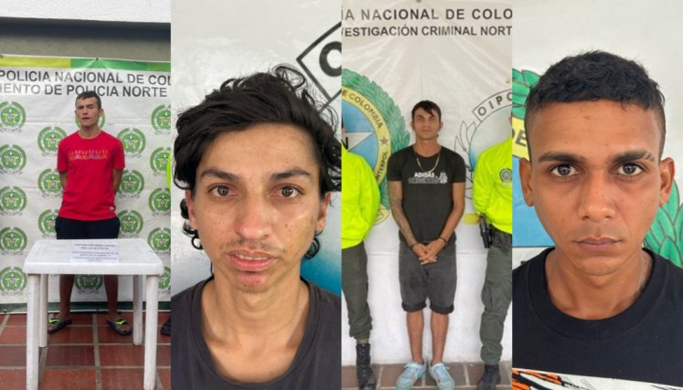 Los detenidos tienen antecedentes.