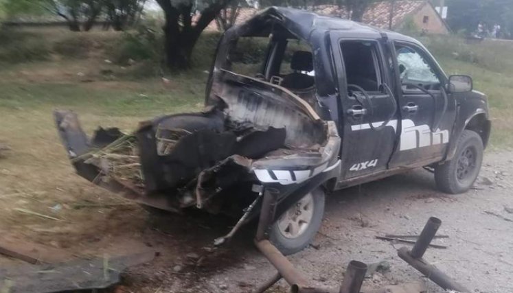 Atacan con cilindros bomba a estaciones de Policía en el Cauca