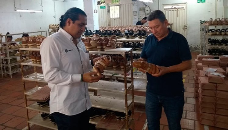 Calzado, uno de los sectores beneficiados con el TLC. Foto Archivo