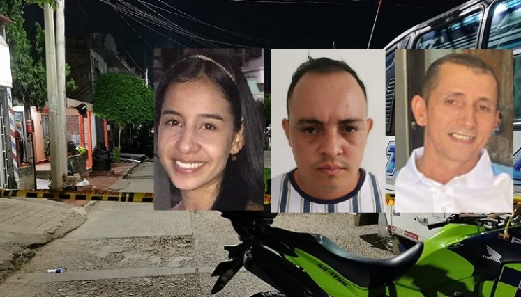 Víctimas: Heidy Suárez, Elexer García y José Suárez. 