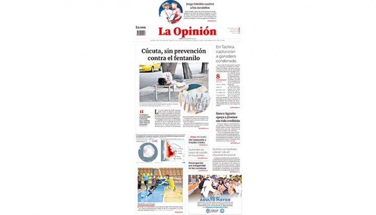 Portada del lunes, 28 de agosto de 2023