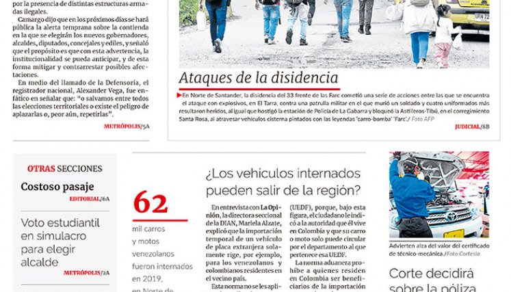 Portada del 17 de agosto de 2023 