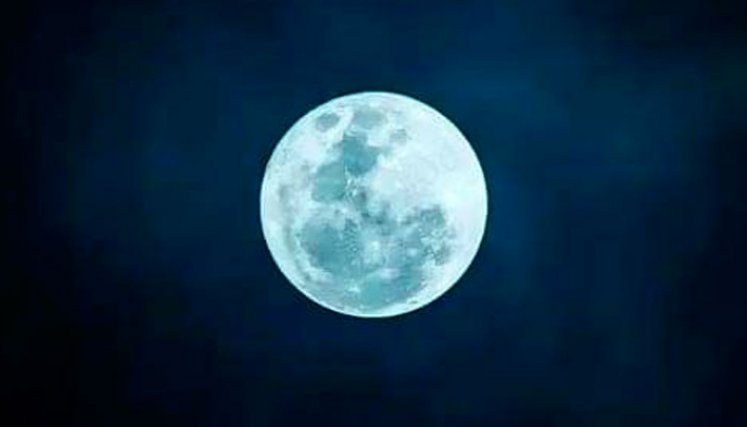 Superluna en la Loma de Bolívar, Cúcuta. Foto: Rene Barboza.