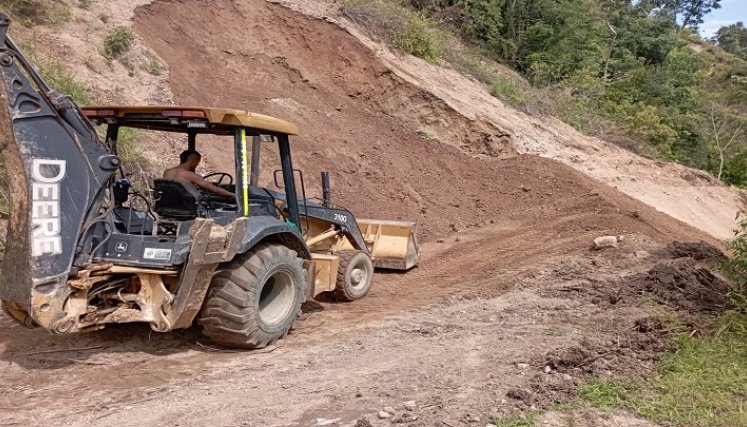 A través de convenios solidarios se ejecutan obras en el sector rural de Ocaña./ Cortesía.