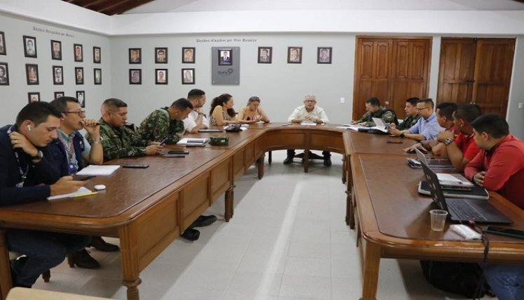 En Consejo extraordinario de seguridad se revisaron los planes estratégicos de protección. / Foto Cortesía