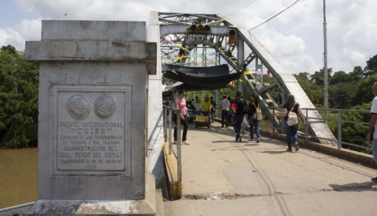 Puente La Unión en Puerto Santander. / Foto: Archivo / La Opinión 