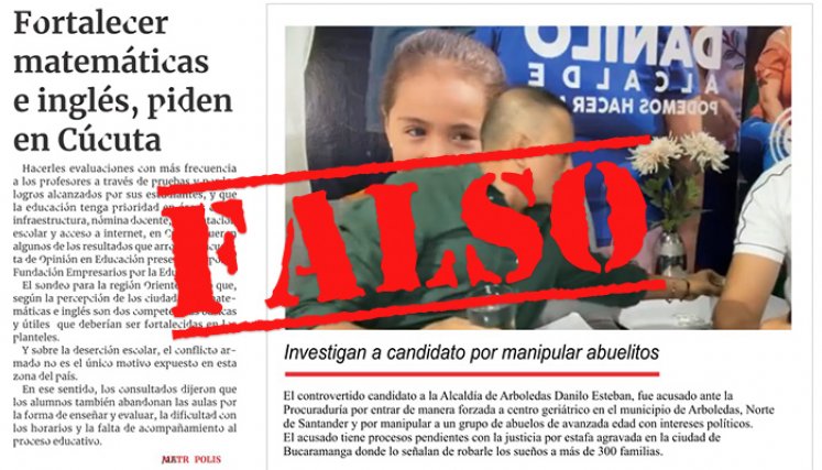 Portada falsa