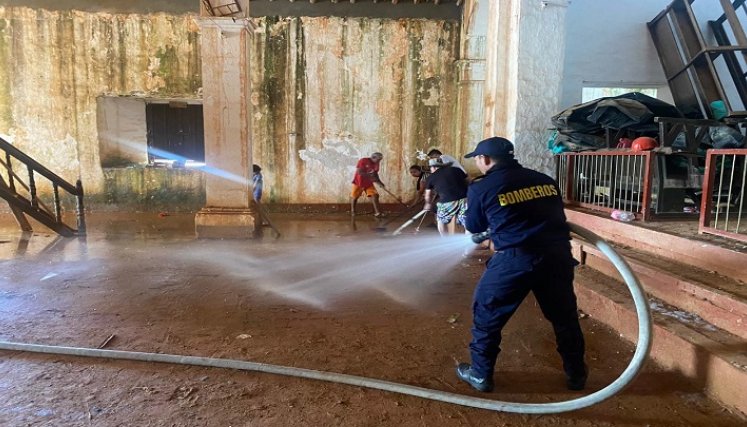 Culminó la primera fase de la adecuación de los techos del histórico templo de Pueblo Nuevo en Ocaña./ Foto: Cortesía.