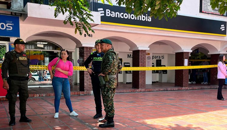 Robo de banco en Ocaña