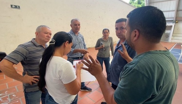 Comerciantes del barrio Marabel solicitan aplazar las obras para el próximo año. / Foto cortesía