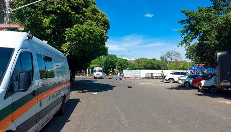 Mortal accidente en la Diagonal Santander de Cúcuta 