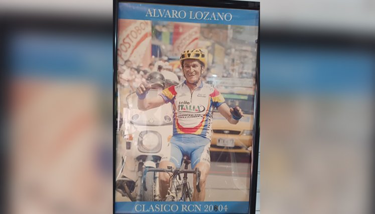 Álvaro Lozano exciclista cucuteño en su último Clásico RCN en 2004.