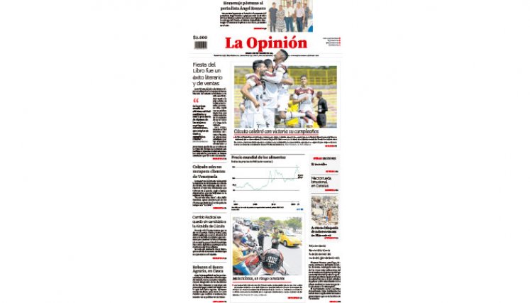 Portada del lunes, 11 de septiembre de 2023
