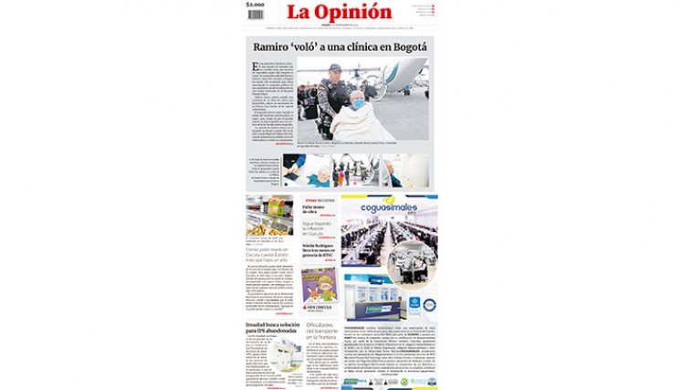 Portada del sábado, 9 de septiembre de 2023