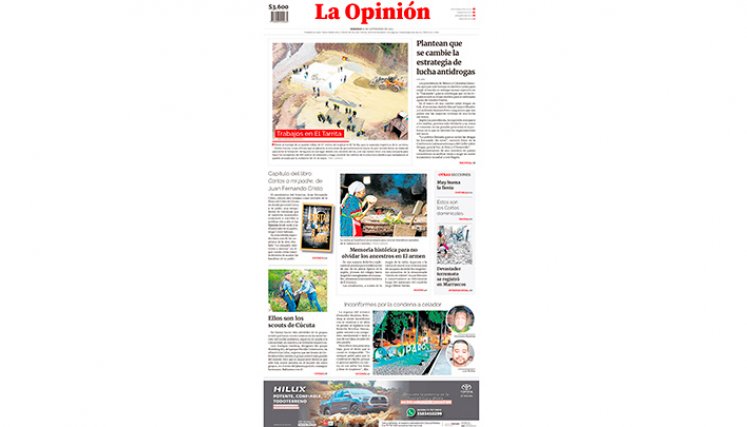 Portada del 10 de septiembre de 2023