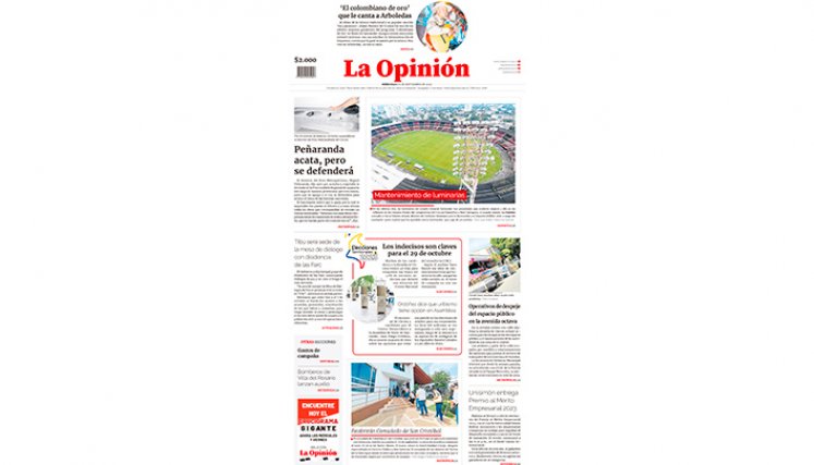 Portada del 20 de septiembre de 2023