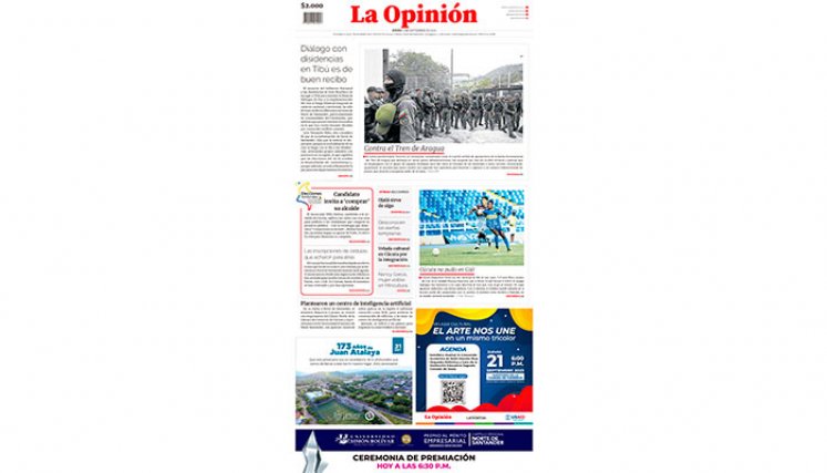 Portada del 21 de septiembre de 2023