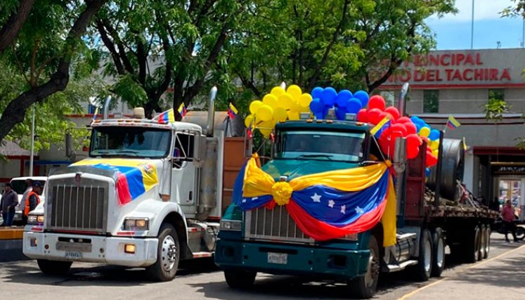 207.336 toneladas de mercancías cruzaron la frontera entre Norte de Santander y Tachira, a corte del 31 de agosto./Foto Cortesía