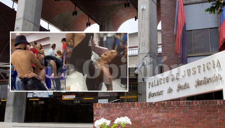 Con stripper celebraron amor y amistad en el Palacio de Justicia Cúcuta