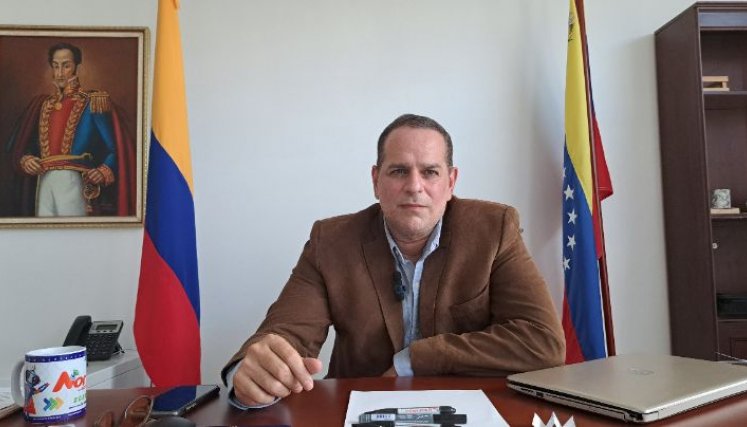 Cónsul David Hadad se reunió con el presidente de la Cámara de Comercio e Industria del Táchira. 