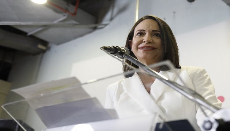 Candidata de la oposición en Venezuela