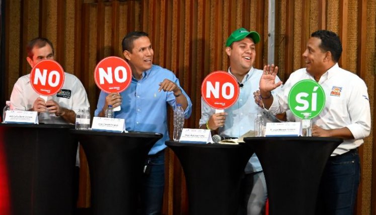 Los candidatos a la Alcaldía de Cúcuta fijaron su posición sobre temas coyunturales para la ciudad./Foto Juan Pablo Cohen-La Opinión