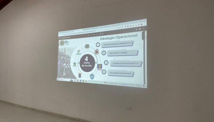En Ocaña se desarrollan las Mesas técnicas de seguridad con miras a las próximas elecciones./ Foto: Cortesía