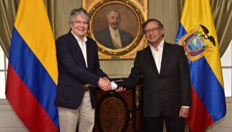 Presdidente de Ecuador Guillermo Lasso visita Colombia