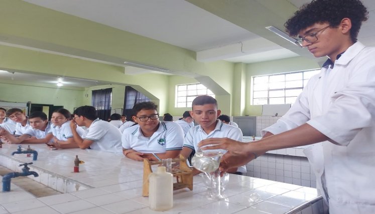 Jóvenes ocañeros se destacan durante las olimpiadas en la Universidad Nacional de Colombia./ Foto: Javier Sarabia.