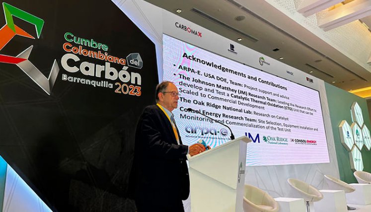 Uno de los conferencistas invitados a la Cumbre del Carbón fue Michael Karmis, asesor del gobierno de EE.UU. en la industria minera./Foto Cortesía