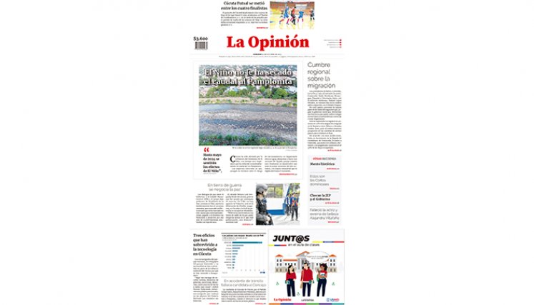 Portada del domingo, 22 de octubre de 2023
