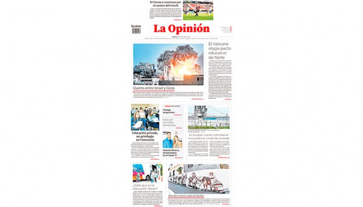 Portada del 8 de octubre de 2023