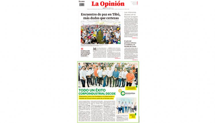 Portada del 10 de octubre de 2023 