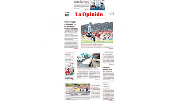 Portada del 12 de octubre de 2023