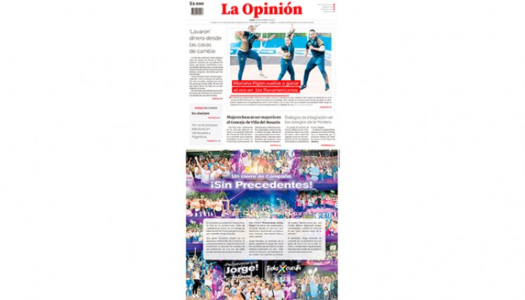 Portada del 23 de octubre de 2023