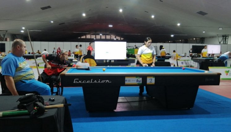 Previo a la inauguración oficial de los Paranacionales, el billar levantó el telón de las competencias.    
