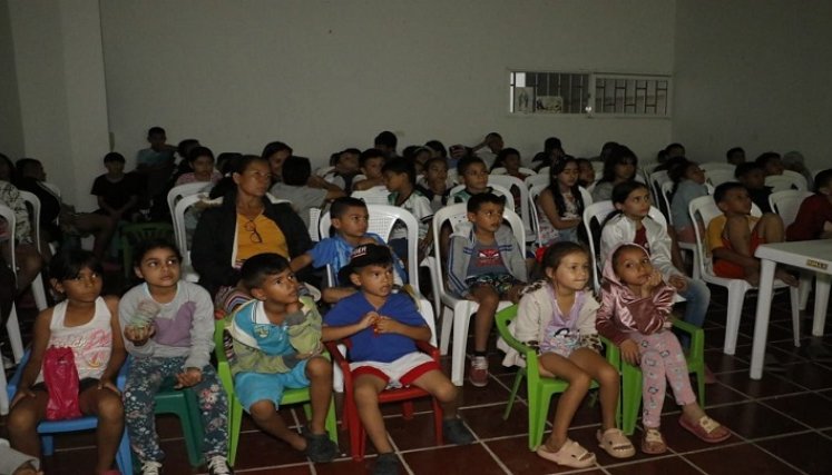 Una estrategia para promover los programas ambientales se implementó con la población infantil./ Foto: Cortesía