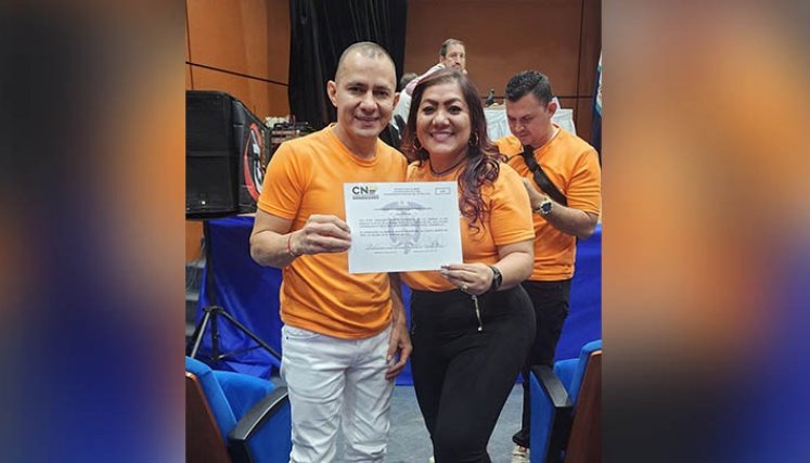 Elkin Caballero fue elegido como alcalde de El Zulia para el periodo 2024-2027./Foto cortesía