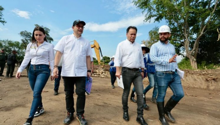 William Villamizar avanza con el proceso de empalme en terreno./Foto cortesía